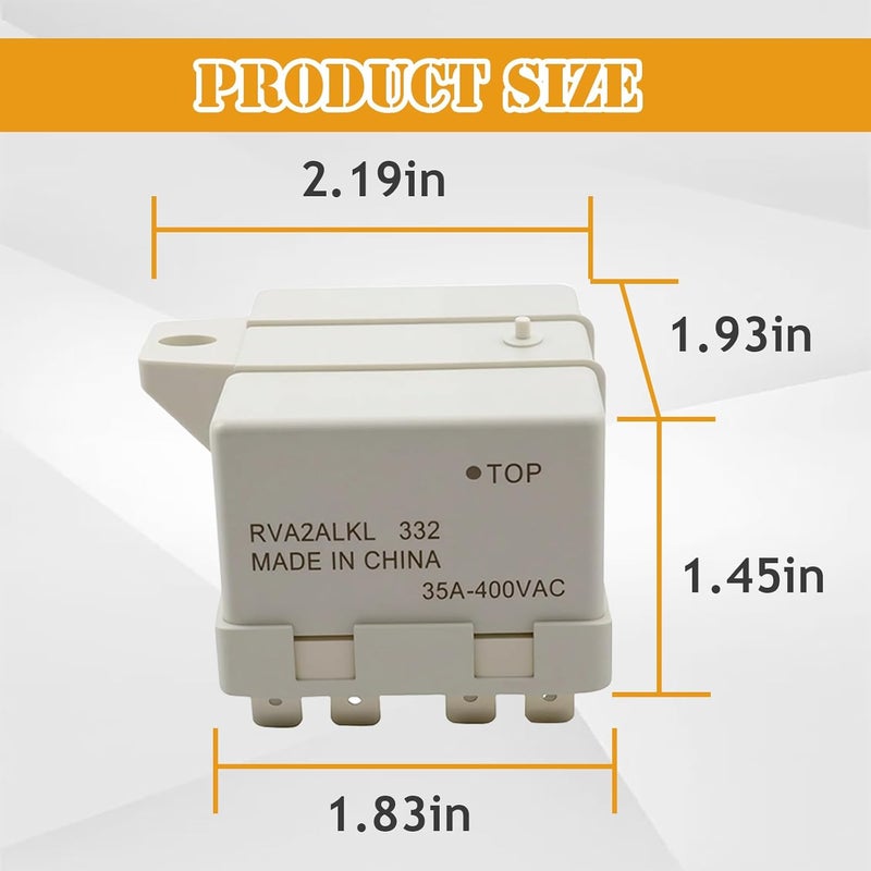 repustor Well Pump Relay Control Box for Franklin Control Boxes 5 to 15hp, 230 Volts and Others Conventional Well Pump Control Box Replace 155031102 155031110 305213902 - Image 4
